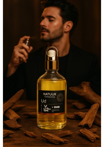Ud (Oud) Esans Buhurdanlık Difüzör Parfüm Esansı Doğal Uçucu Yağ 100 ml