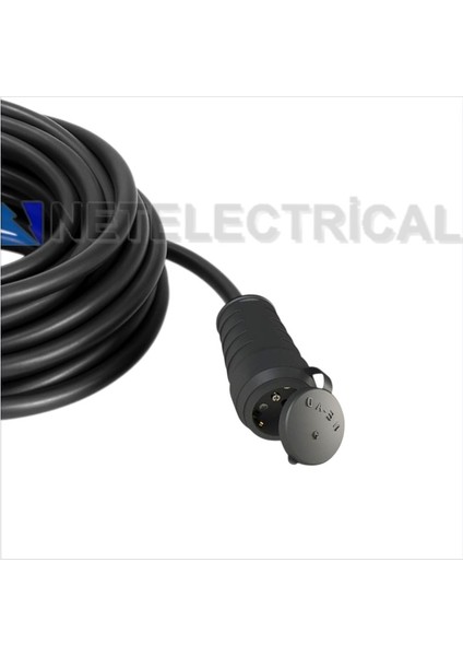 Tekli 1 Metre | 3x4 Ttr Tam Bakır Kalın Kablolu | Monofaze Kauçuk Grup Priz fiyatları