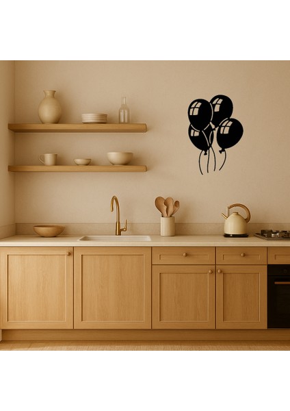 Balon Kutlaması Temalı Mdf Dekoratif Tablo - LORCE9879-3450 fiyatları