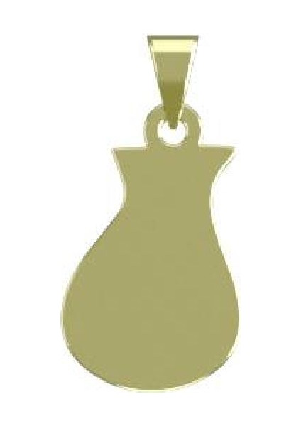 14 Ayar Altın Kil Kavanoz Kolye Ucu 0.3 Gr, KC12072 Kodlu modelleri