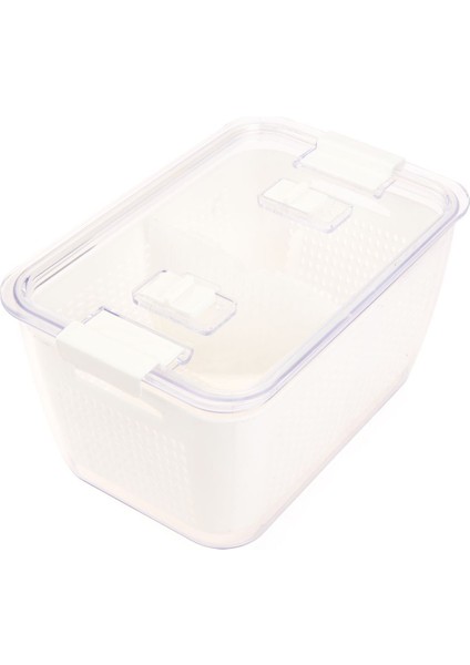 Beyaz 5 Lt Süzgeçli Saklama Kabı, Pratik ve Şık Saklama Çözümü fırsatları