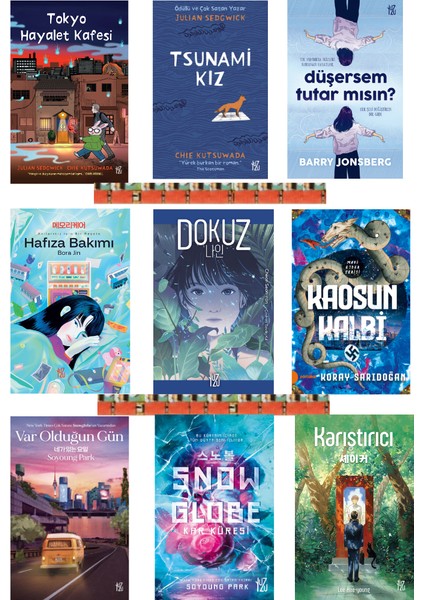 Tokyo Hayalet Kafesi, Tsunami Kız, Karıştırıcı, Düşersem Tutar Mısın, Kaosun Kalbi (9kitap)