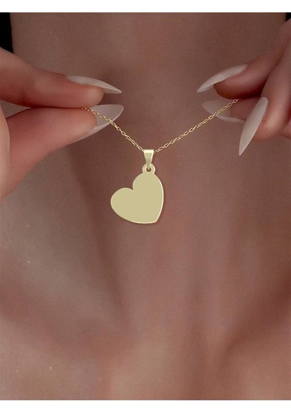 14 Ayar Altın Kalp Kolye Ucu 0.3 Gr, KC17767 Kodlu