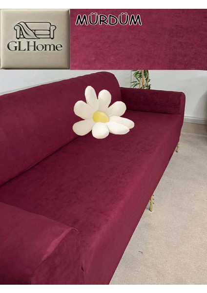 Süet Detaylı Angora Kumaş 3lü Komple Giydirme Kanepe & Çekyat, Bohem, Porto, Vb. Model Koltuk Kilifi indirimleri