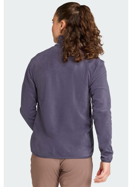 Multi Essentials 1-2 Zip Fleece Kadın Mor Yürüyüş Polar.- fiyatları