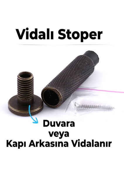 Kapı Stoperi Tamponu Antik Sarı Vidalı Metal Tutacağı Tutucu Kapı Arkası Duvar Kolu Stopu Takozu modelleri