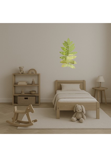 Minimalist Yaprak Tasarımlı Iç Mekan Altın Aynalı Tablo - LORCE7139-7110 fırsatları
