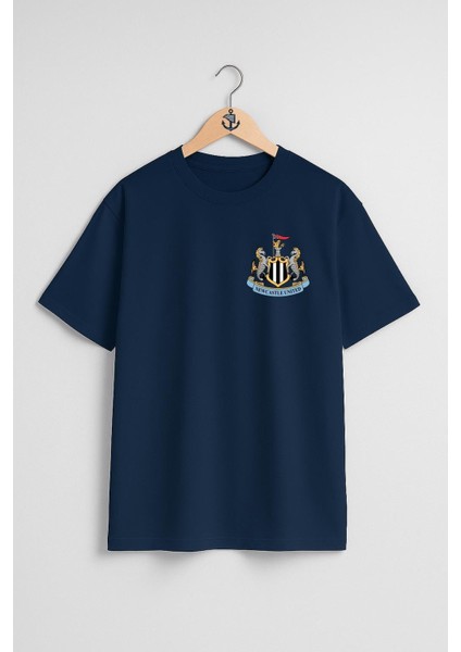 Oversize Newcastle United F.c. Premier League Cep Tasarımlı Unisex T-Shirt