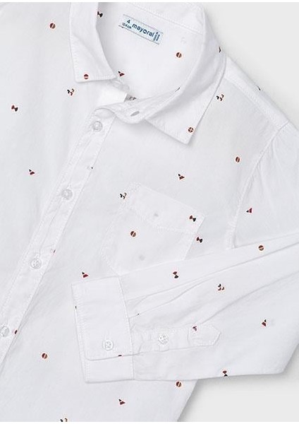 Erkek Çocuk Beyaz Gömlek Uzun Kol 04110 fiyatları