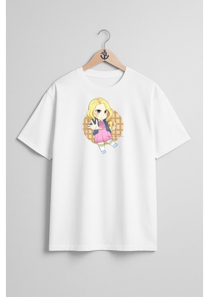 Oversize Eleven Drawing Göğüs Tasarımlı Unisex T-Shirt