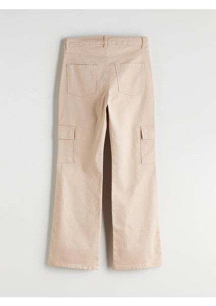 Lcw Kids Wideleg Kız Çocuk Kargo Pantolon (W5) fiyatları