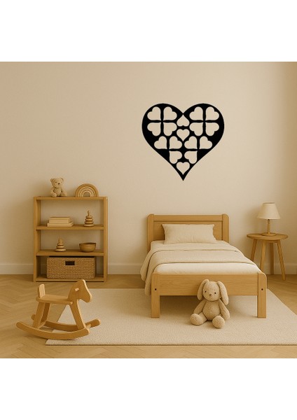 Romantik Kalp Tasarımlı Mdf Tablo - LORCE9790-4279 modelleri