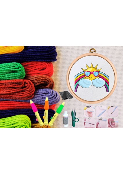 Punch Seti Nakış Seti Kasnaklı Kendin Yap Seti Seri 46