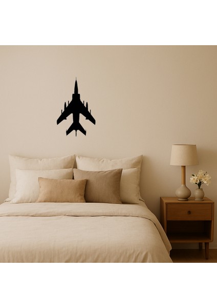 Mdf 3mm Uçak Temalı Dekoratif Tablo - Model 33 - LORCE4584-7207