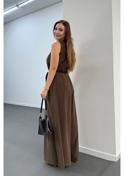 Narges Modal Kumaşlı Geniş Paça Tulum fırsatları