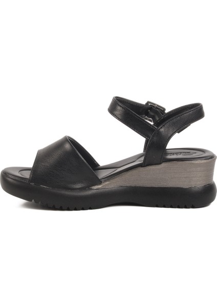 Siyah Topuklu Kadın Sandalet T-003 Z fiyatları