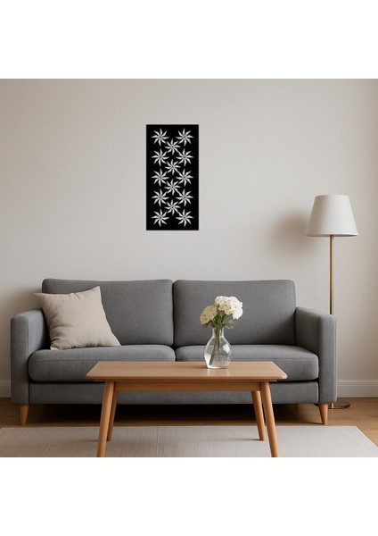 Modern Çiçek Desenli Duvar Dekoru - LORCE9447-6914 fırsatları