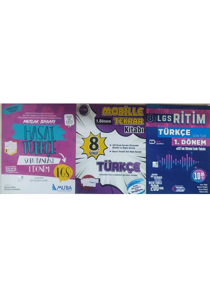 8. Sınıf Lgs 1. Dönem Türkçe Işleyen Zeka+Muba+Mobile Tekrar Kitabı