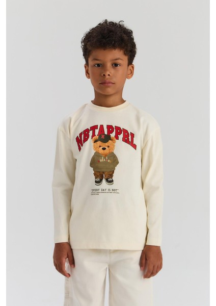 Bg Store Erkek Çocuk Ekru Sweatshirt fiyatları