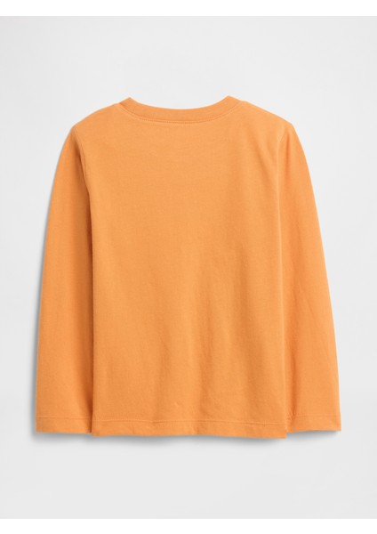 Erkek Bebek Turuncu Brannan Bear Bisiklet Yaka T-Shirt modelleri