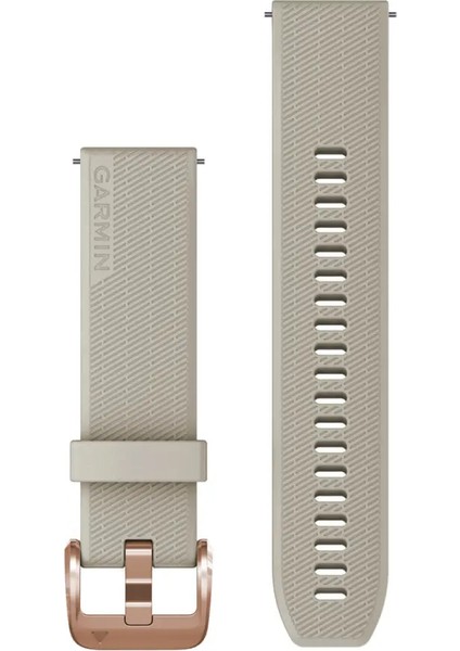 Quick Release 20 mm Yedek Kayış Açık Kum, Pembe Altın