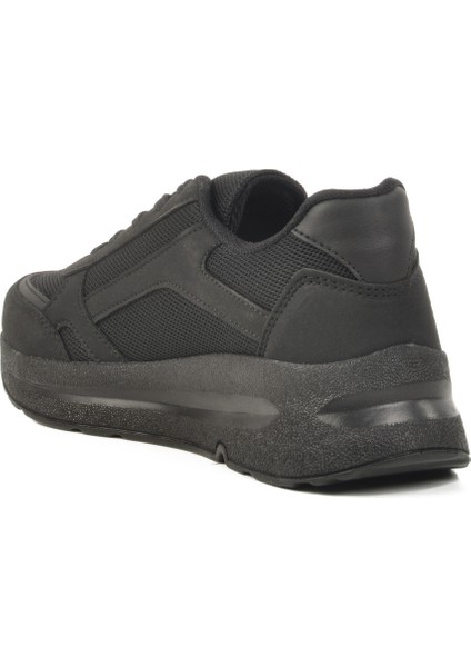 Siyah Nubuk Fileli Kadın Spor Ayakkabı 2420 G fırsatları