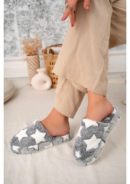 Kadın Ev Terliği Peluş Terlik Çeyiz ve Bohça Terliği Ses Yapmaz Kalın Taban fırsatları