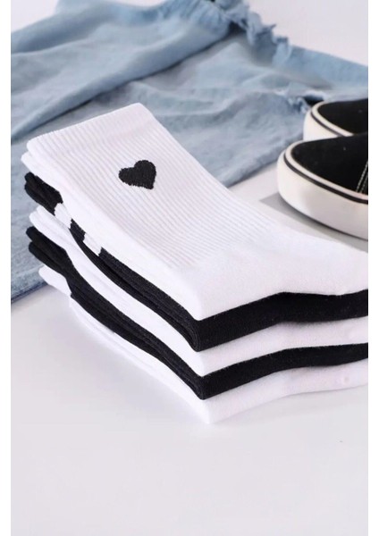 Unisex 5 Çift Premium Kalite Desenli Tenis Soket modelleri