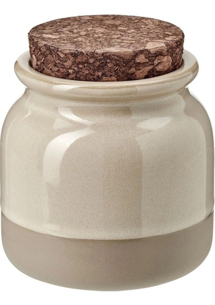 Seramik Kavanoz, Mantar Kapak, 9 Cm, 300 Ml, Şık ve Kullanışlı Saklama Çözümü fiyatları