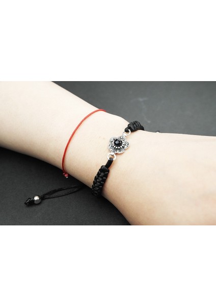 Narin Oltu Taşı Gümüş Çerçeve Ayarlanabilir Bileklik fiyatları