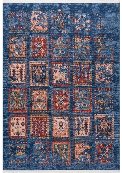 Twist PS1248 Mavi Serisi Salon Oturma Yatak Odası Halısı