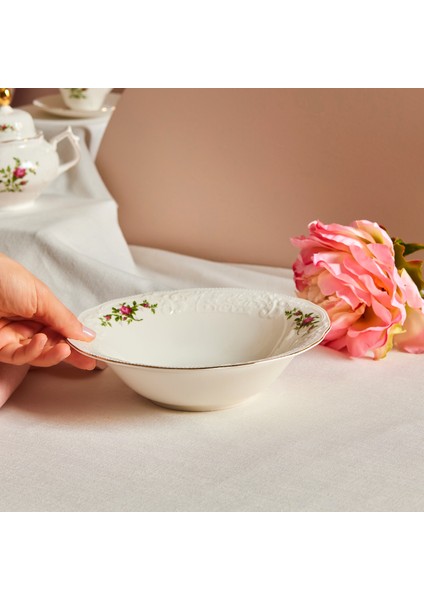 Vintage Rose Salata Kasesi 23 cm Krem fiyatları