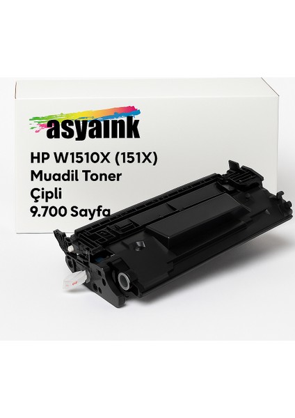 Hp W1510X (151X) Muadil Toner Çipli 9.700 Sayfa