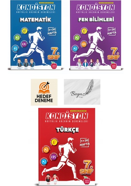 Newton 7.sınıf Kondisyon Matematik Fen Bilimleri Türkçe Denemeleri Hedef Deneme