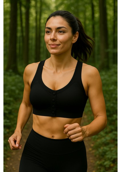 Hafif Dikişsiz Hiç Yok Hissi Veren Estetik Zarif Hayalet Sütyen Siyah