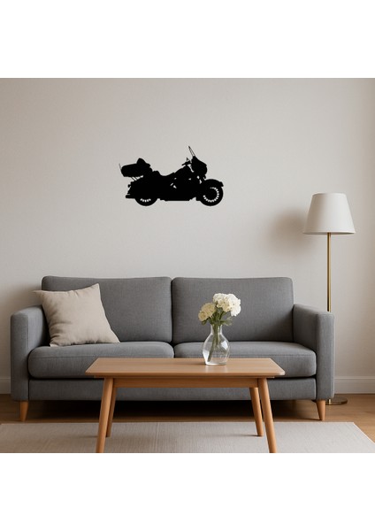 Minimalist Mdf Motosiklet Dekoratif Tablo - LORCE8316-4123 fırsatları