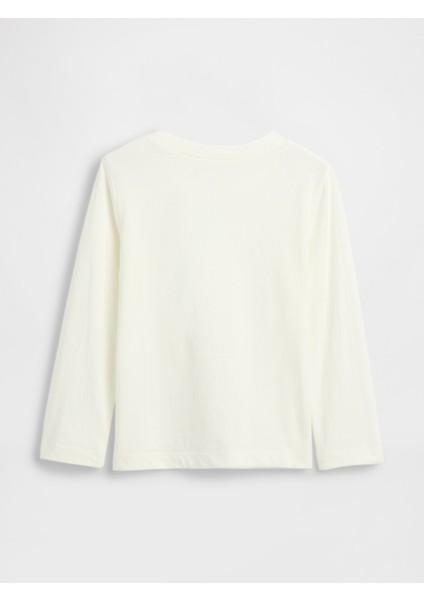 Erkek Bebek Beyaz Brannan Bear Bisiklet Yaka T-Shirt modelleri