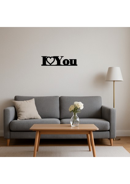 Kalpli I Love You Dekoratif Tablo - LORCE9063-6274 fırsatları