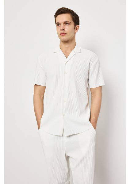 Jakar Kumas Fitilli Oversize Gömlek