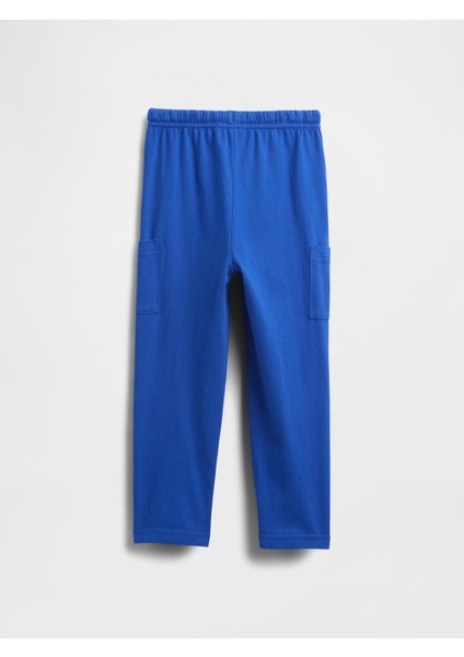 Erkek Bebek Mavi Gap Pull-On Stretch Jersey Kargo Jogger fiyatları