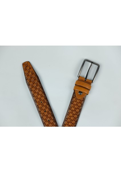 %100 Deri 3.5 cm Tbk 028 Taba Desenli fiyatları