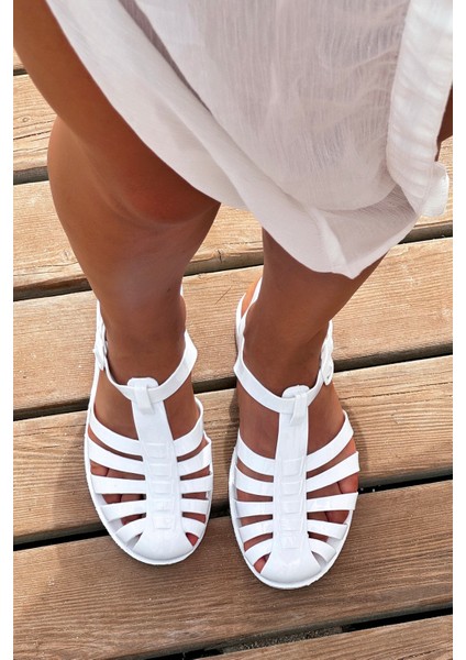 Medusa Jelly Kadın Sandalet Kaymaz Rahat Taban