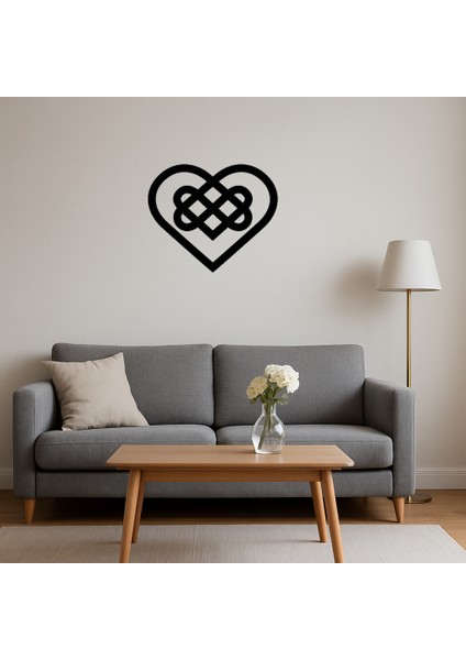 Minimalist Kalp Desenli Mdf Duvar Dekoru - LORCE7567-8598 fırsatları