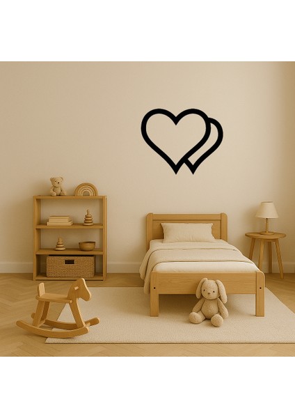 Sanatsal Kalp Detaylı Mdf Duvar Sanatı - LORCE6807-8001 modelleri