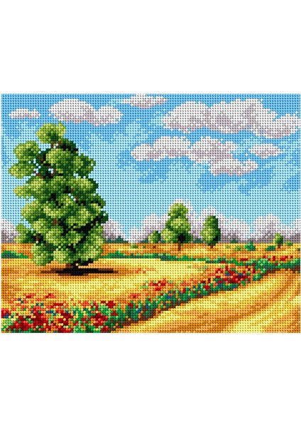 Baskılı Goblen Manzara 2393 24*30 cm
