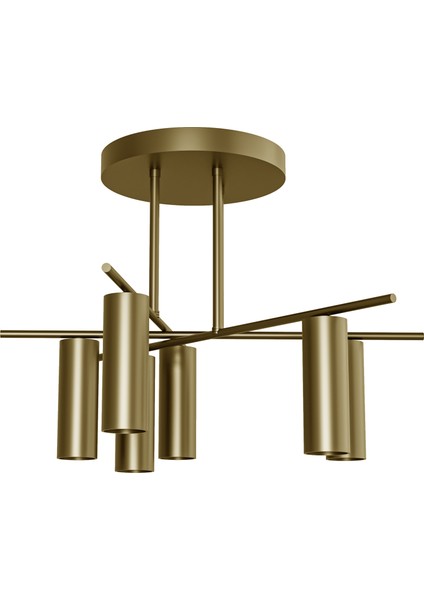 Zenix Eskitme Metal Gövdeli 6'lı Spot LED Avize – GU10 Duylu modelleri