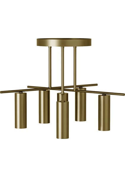 Zenix Eskitme Metal Gövdeli 6'lı Spot LED Avize – GU10 Duylu indirimleri