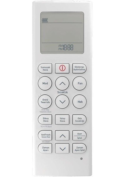 Lg Klima Kumandası - Türkçe Tuş Takımlı