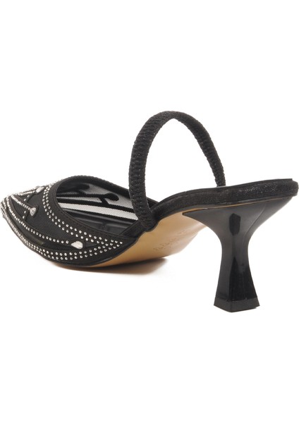 Siyah Taşlı Kadın Abiye Ayakkabı Florin T-100 Z fırsatları