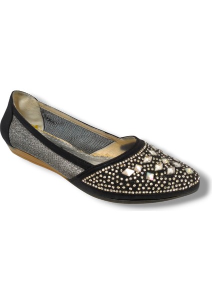 3117-20 Üçgen Taşli Kadın Babet